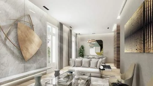 Luxurious apartments with terrace in palace building Luxurious apartments with terrace in palace building
